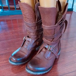 Steve Madden Leather Boots 8M Women’s